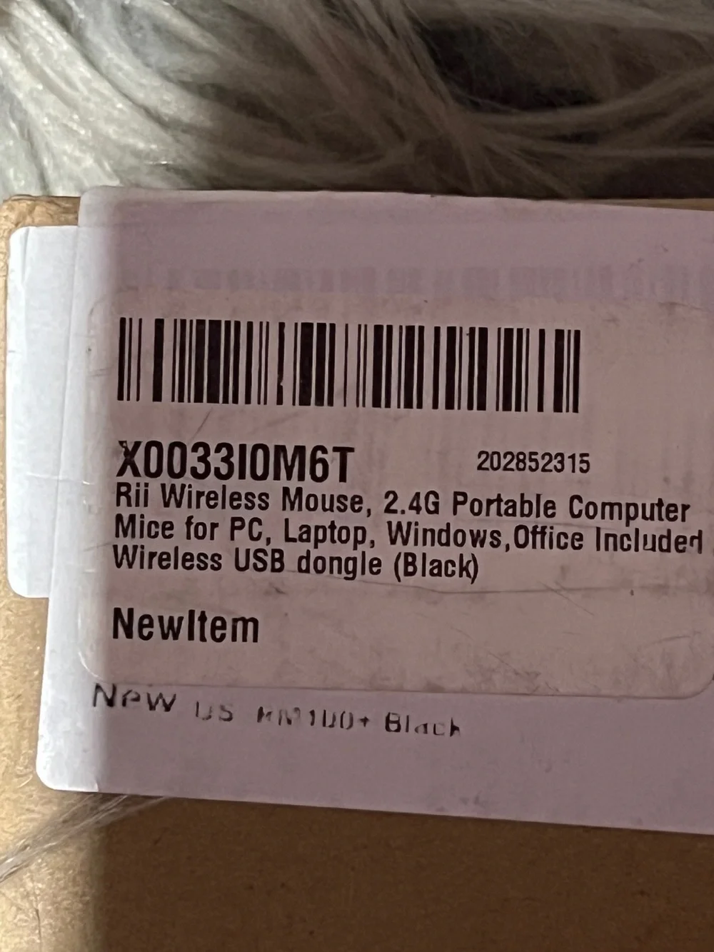 Wireless Optical Mouse - Black